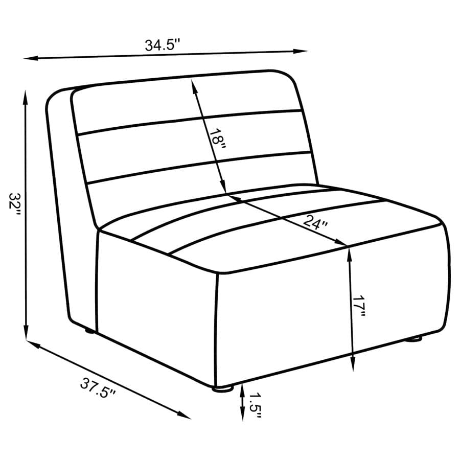 ARMLESS CHAIR