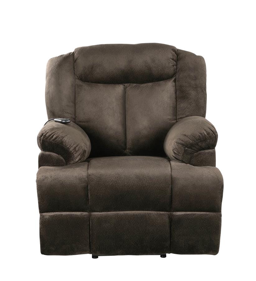 Power Lift Recliner with Wired Remote Chocolate