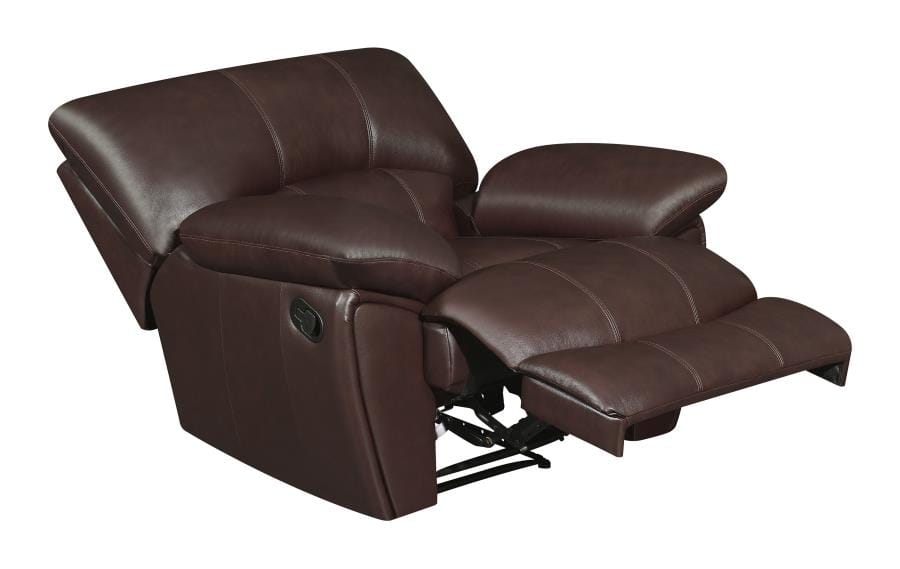 Clifford Pillow Top Arm Recliner Chocolate