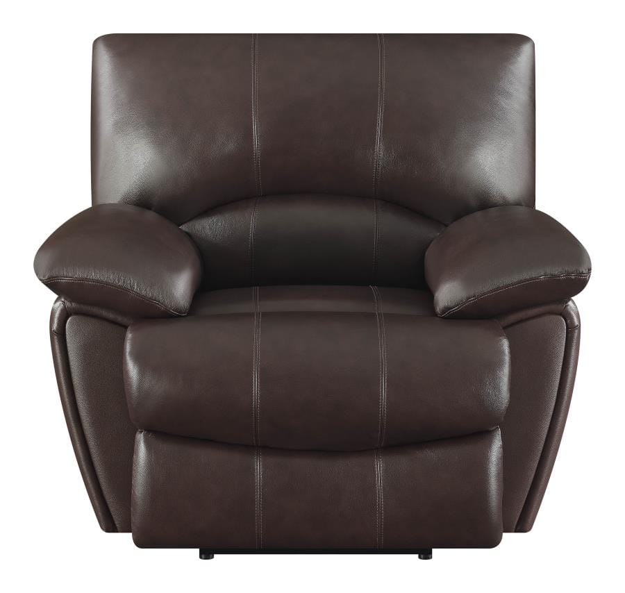 Clifford Pillow Top Arm Recliner Chocolate