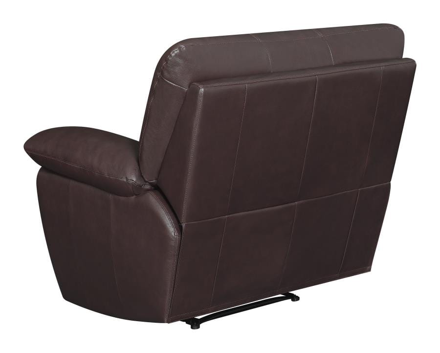 Clifford Pillow Top Arm Recliner Chocolate