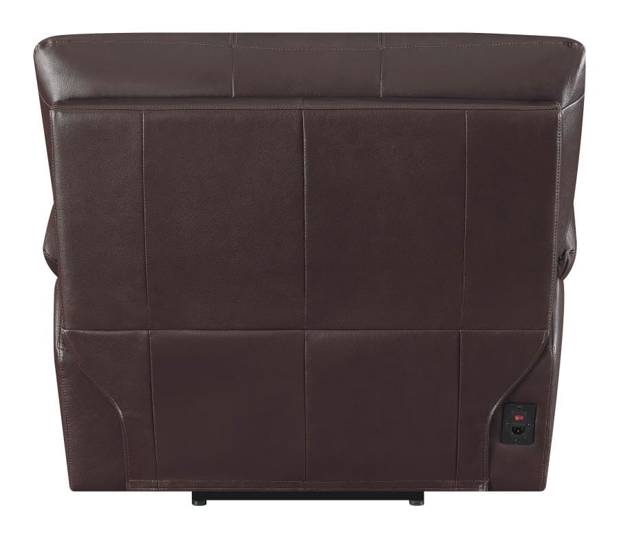 Clifford Pillow Top Arm Recliner Chocolate