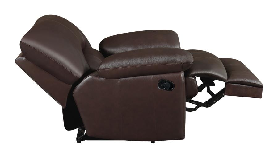 Clifford Pillow Top Arm Recliner Chocolate