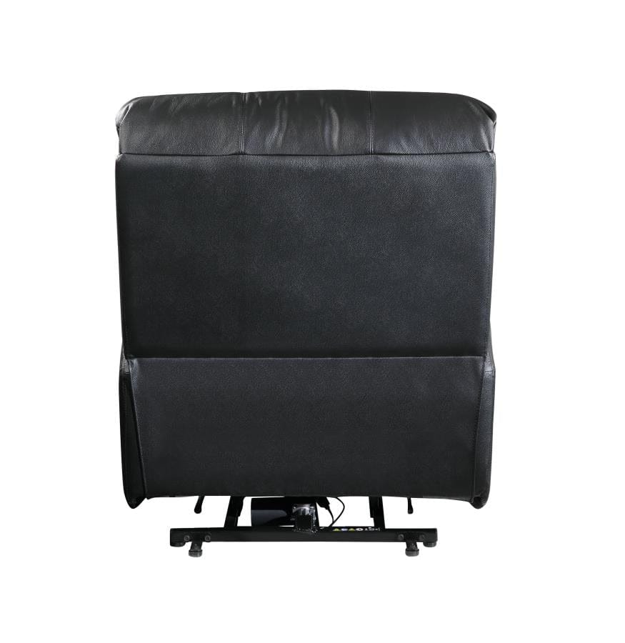 Upholstered Power Lift Recliner Black