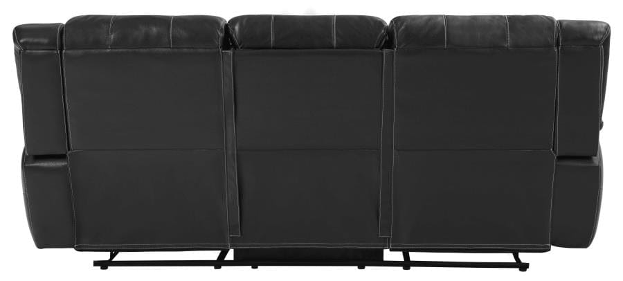 Lee Pillow Arm Motion Sofa Black