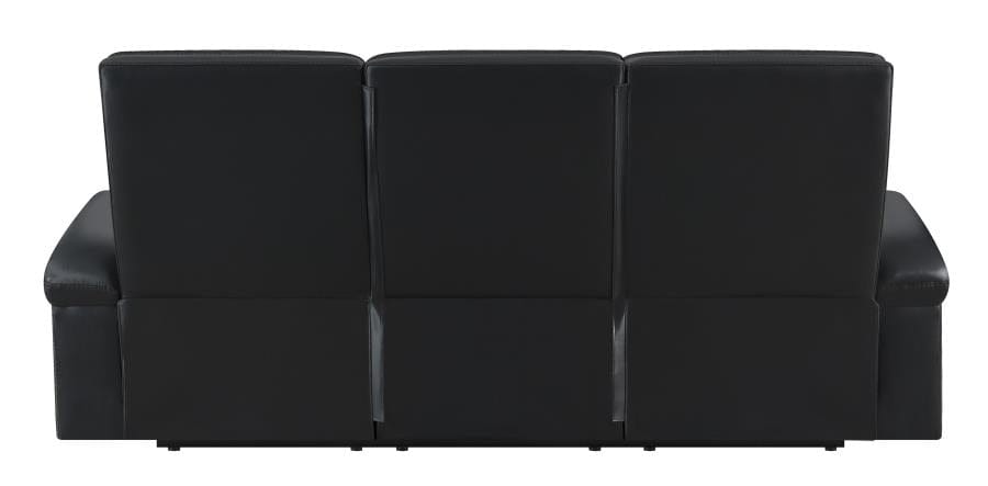 Dario Upholstered Living Room Set Black