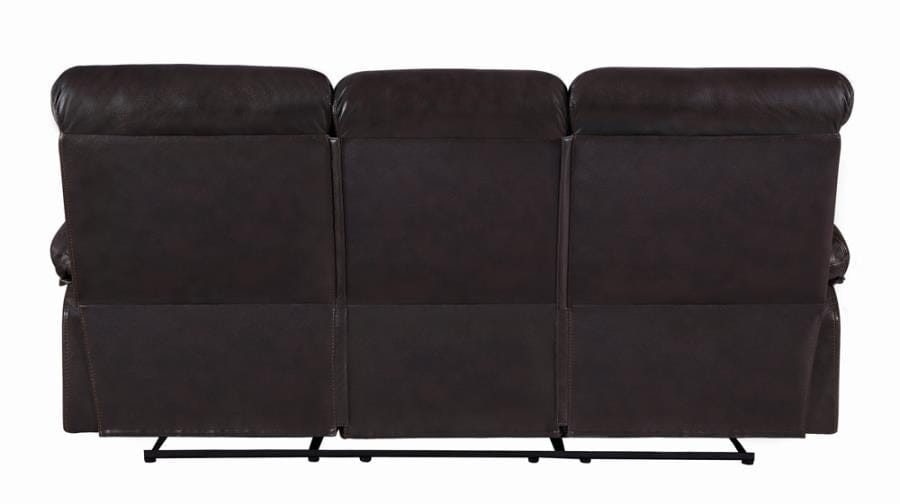 Zimmerman Pillow Top Arm Motion Sofa Dark Brown