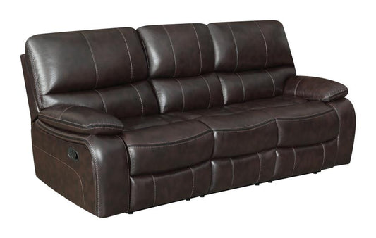 Willemse Motion Sofa with Drop-down Table Dark Brown