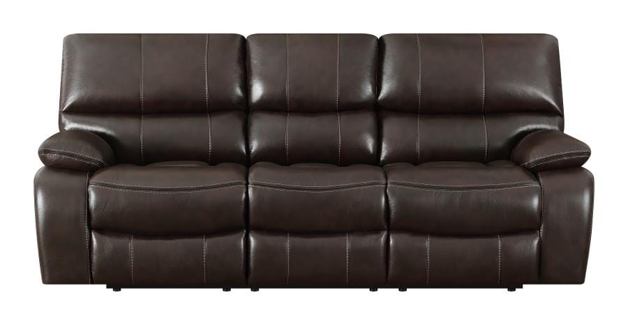 Willemse Motion Sofa with Drop-down Table Dark Brown