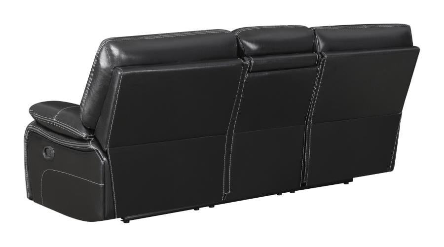 Willemse Motion Sofa with Drop-down Table Black