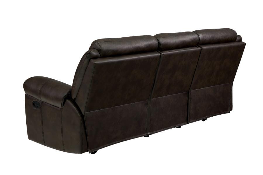 Sawyer Upholstered Tufted Living Room Set Cocoa Brown