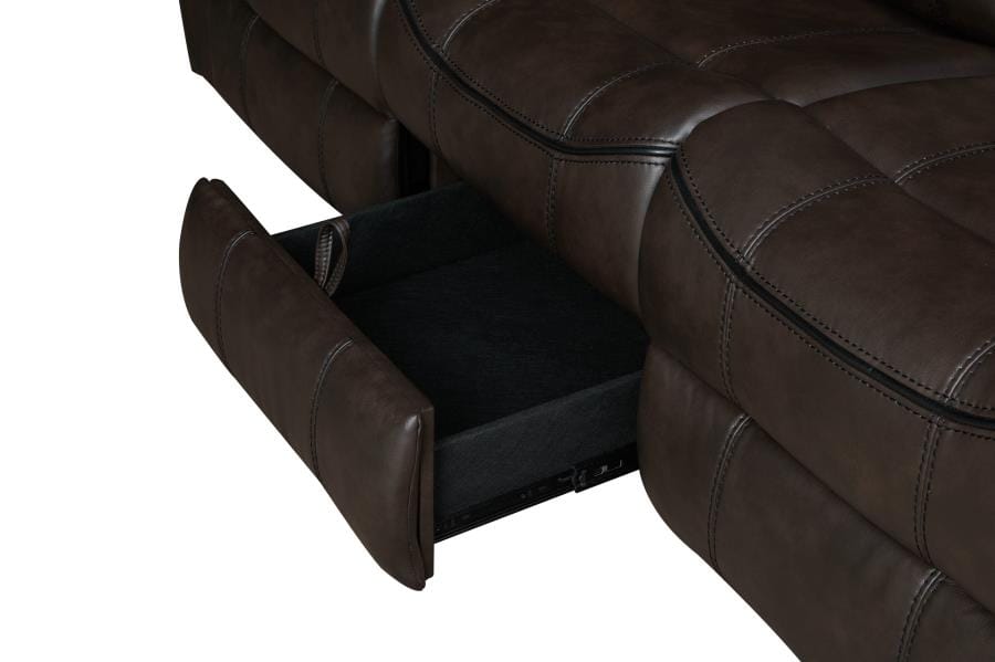 Sawyer Pillow Top Arm Motion Sofa Cocoa