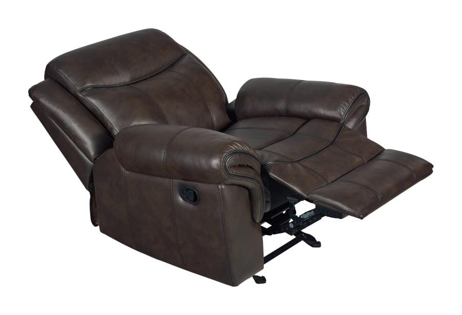 Sawyer Upholstered Glider Recliner Cocoa