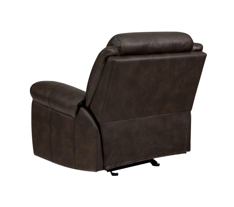 Sawyer Upholstered Glider Recliner Cocoa