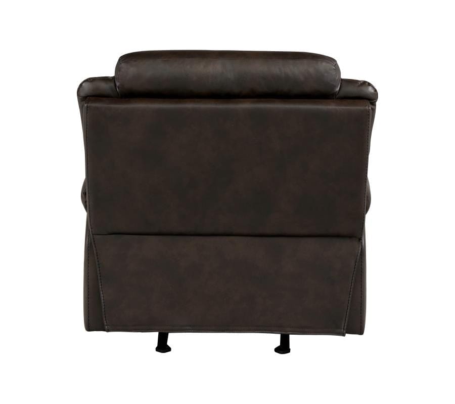 Sawyer Upholstered Glider Recliner Cocoa