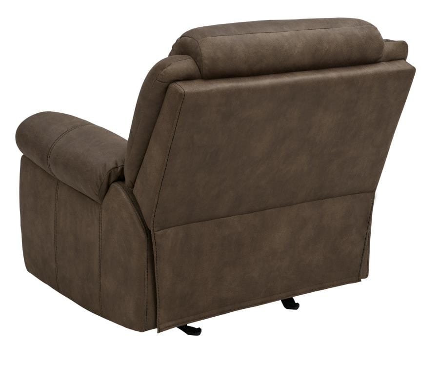 Sawyer Upholstered Glider Recliner Macchiato