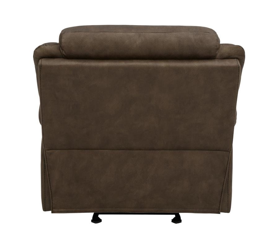 Sawyer Upholstered Glider Recliner Macchiato