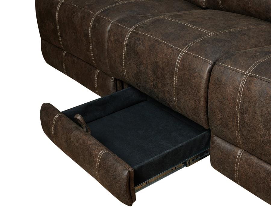 Brixton 3-piece Living Room Set Buckskin Brown