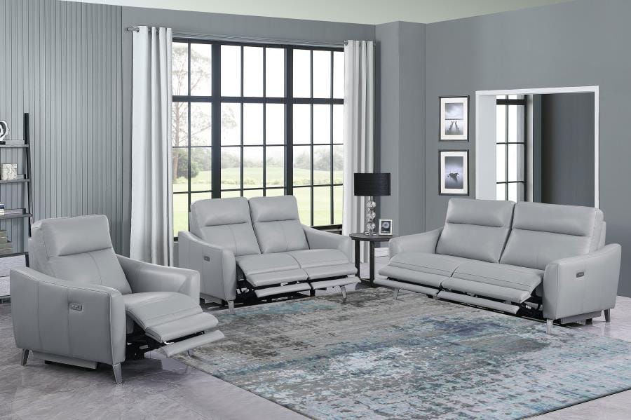 Derek Upholstered Power Living Room Set