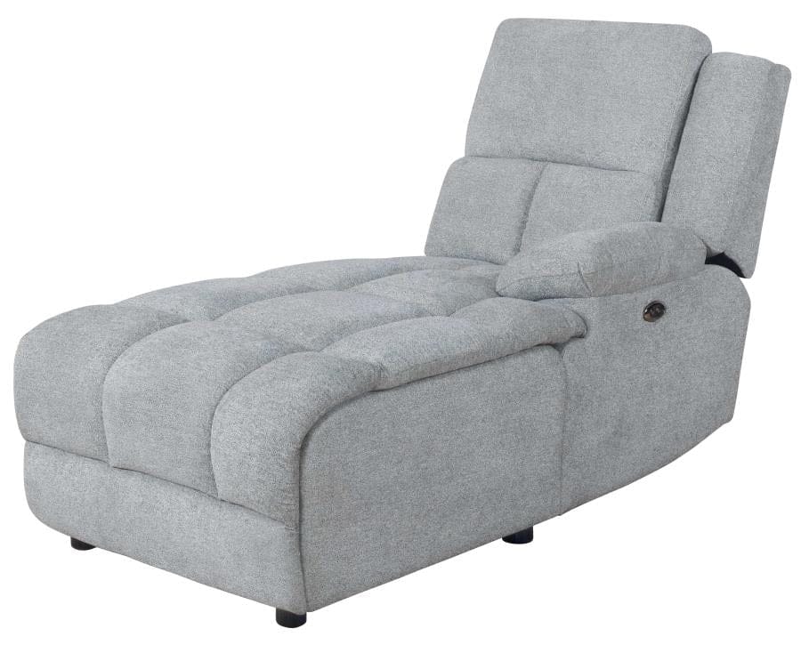 Belize 6-piece Pillow Top Arm Power Sectional Grey