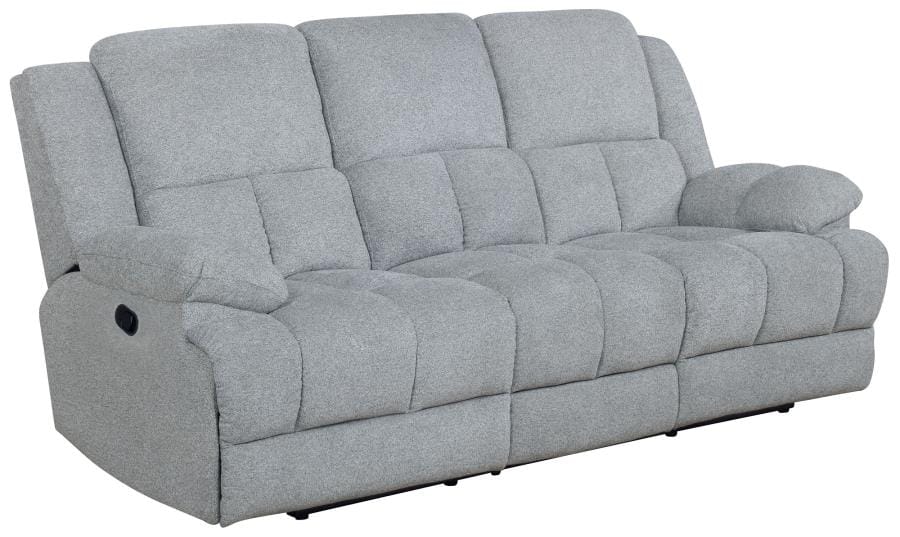 Waterbury 2-piece Pillow Top Arm Motion Living Room Set Grey