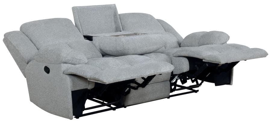 Waterbury 2-piece Pillow Top Arm Motion Living Room Set Grey