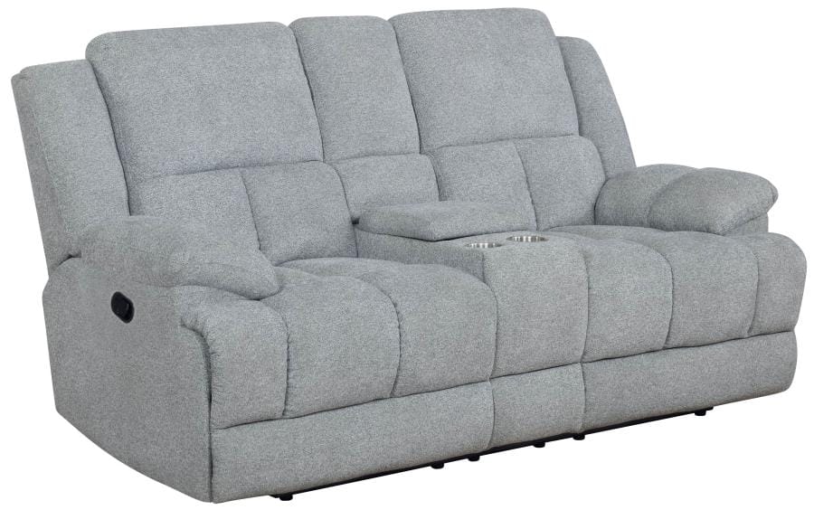 Waterbury 2-piece Pillow Top Arm Motion Living Room Set Grey