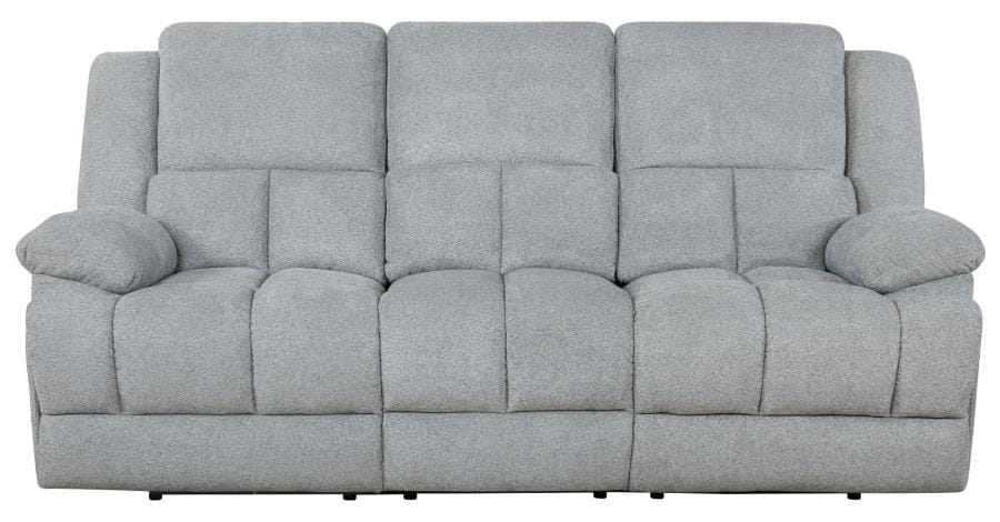 Waterbury 2-piece Pillow Top Arm Power Living Room Set Grey