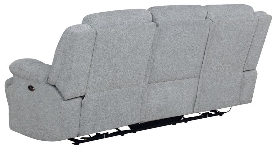 Waterbury 2-piece Pillow Top Arm Power Living Room Set Grey