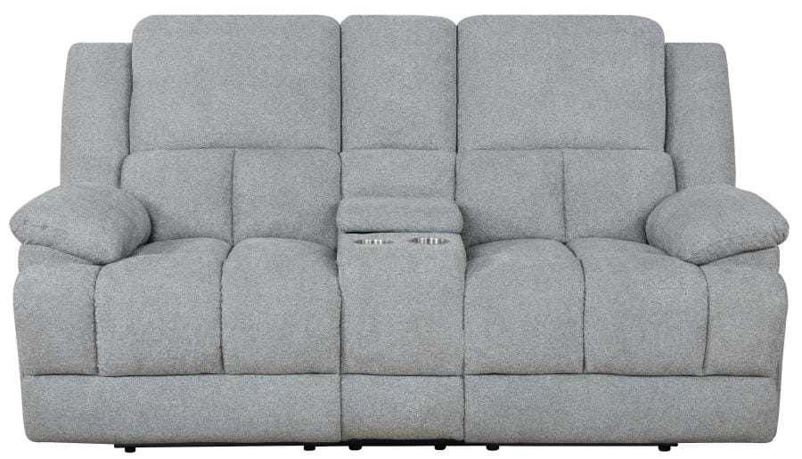 Waterbury 2-piece Pillow Top Arm Power Living Room Set Grey