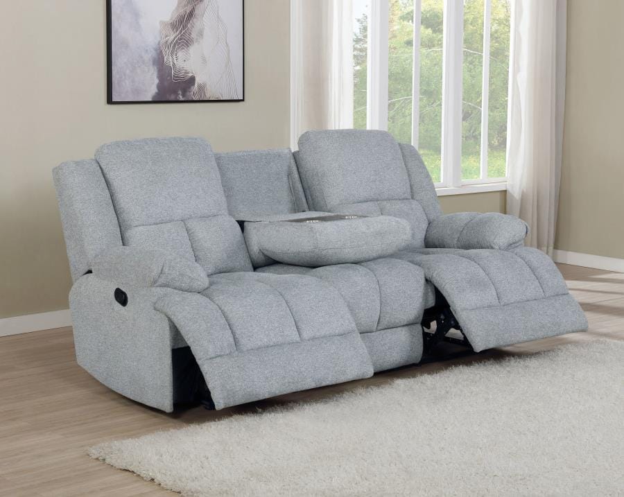 Waterbury Upholstered Motion Sofa Grey