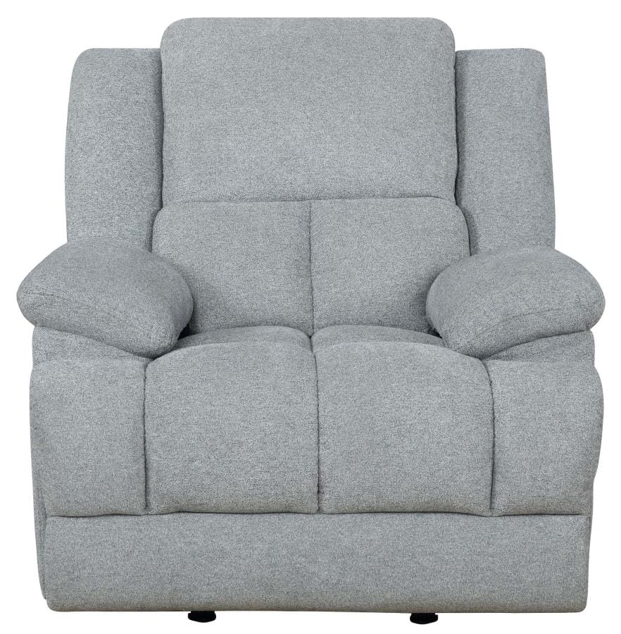 Belize Upholstered Power Glider Recliner Grey