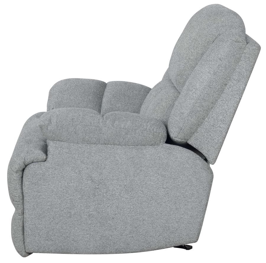 Belize Upholstered Power Glider Recliner Grey