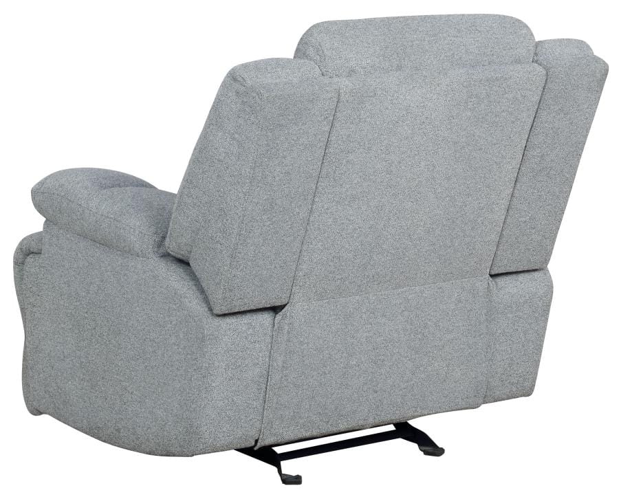 Belize Upholstered Power Glider Recliner Grey