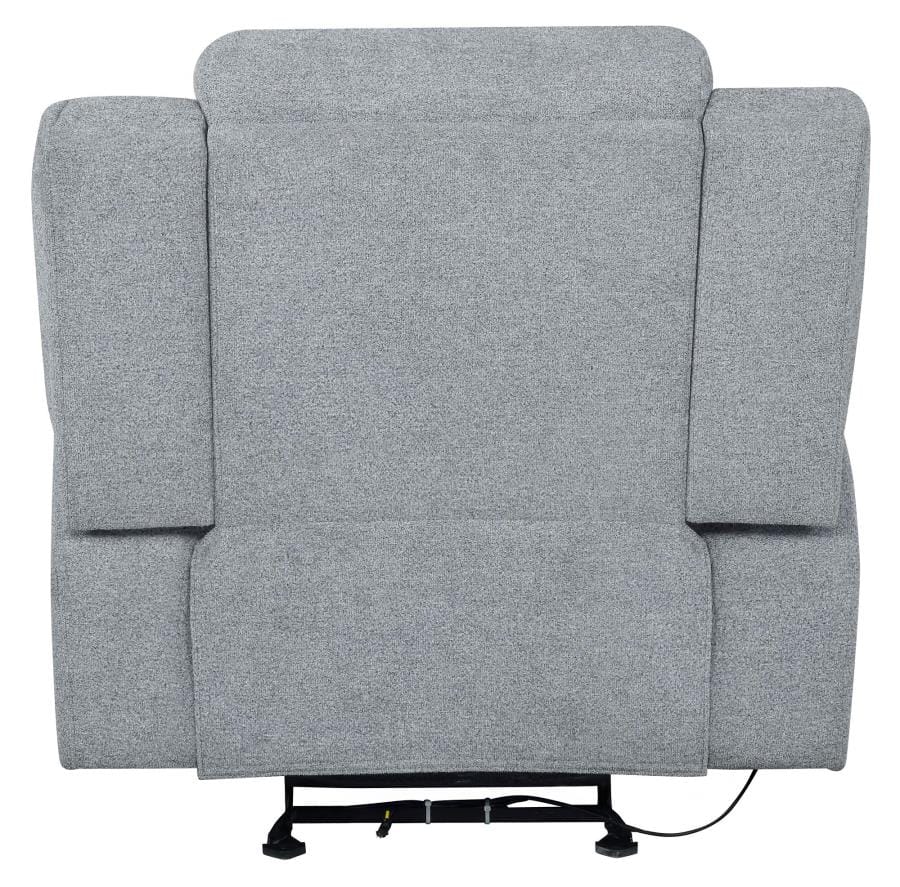 Belize Upholstered Power Glider Recliner Grey
