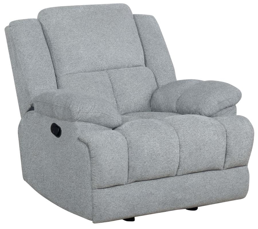 Belize Upholstered Glider Recliner Grey