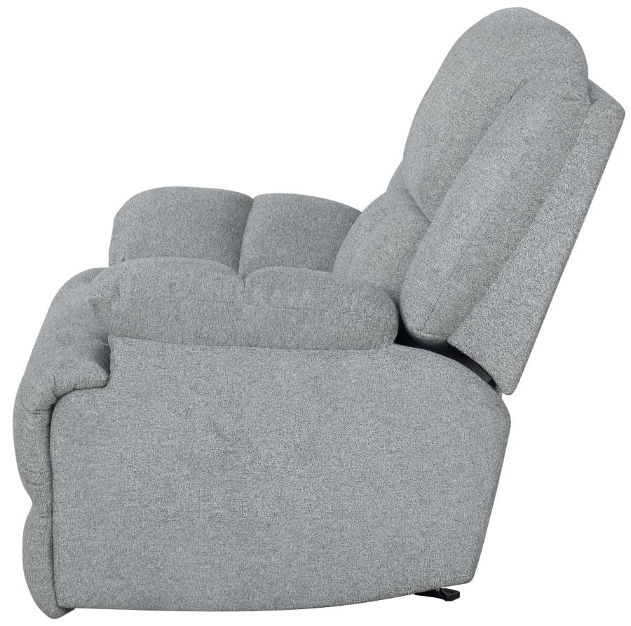 Belize Upholstered Glider Recliner Grey