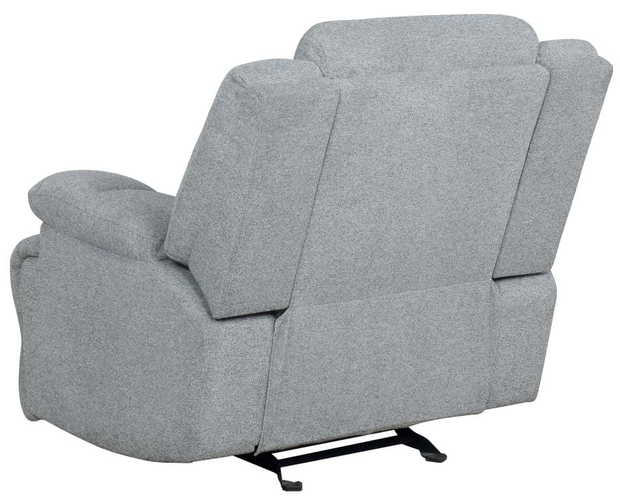 Belize Upholstered Glider Recliner Grey