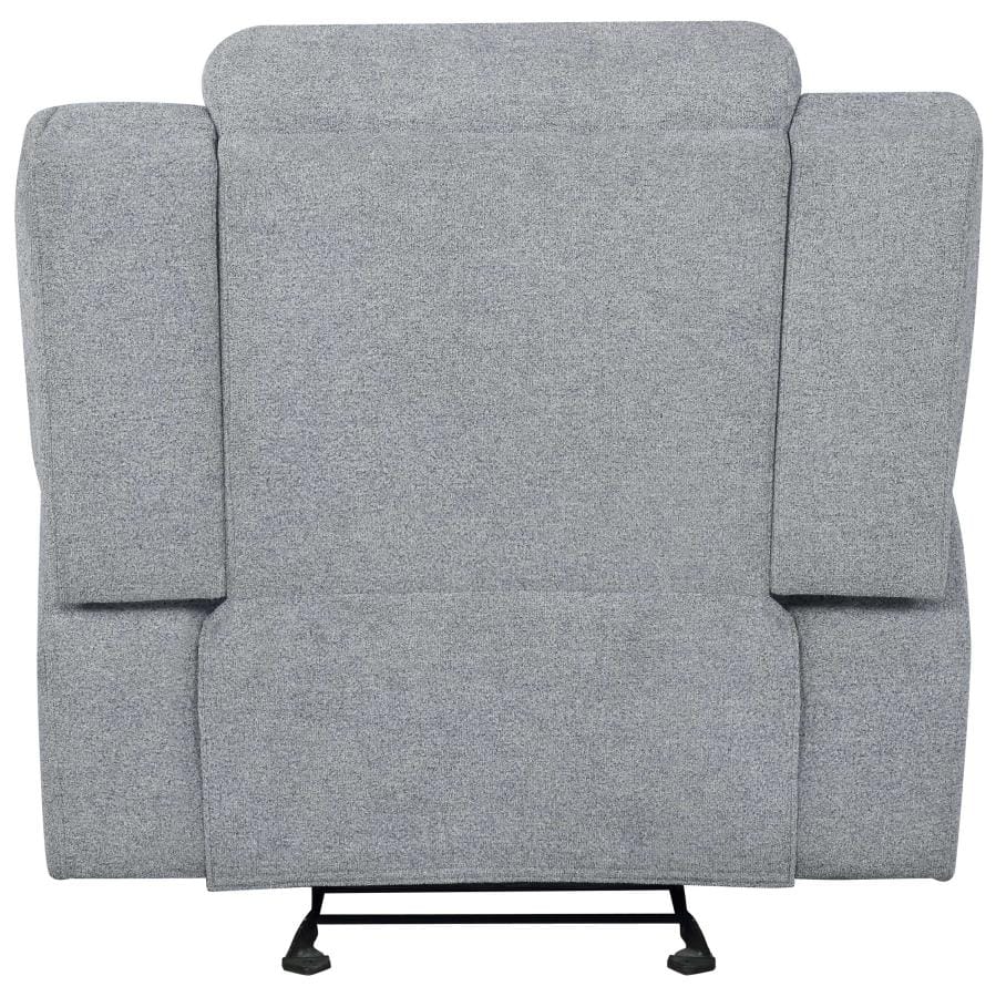 Belize Upholstered Glider Recliner Grey