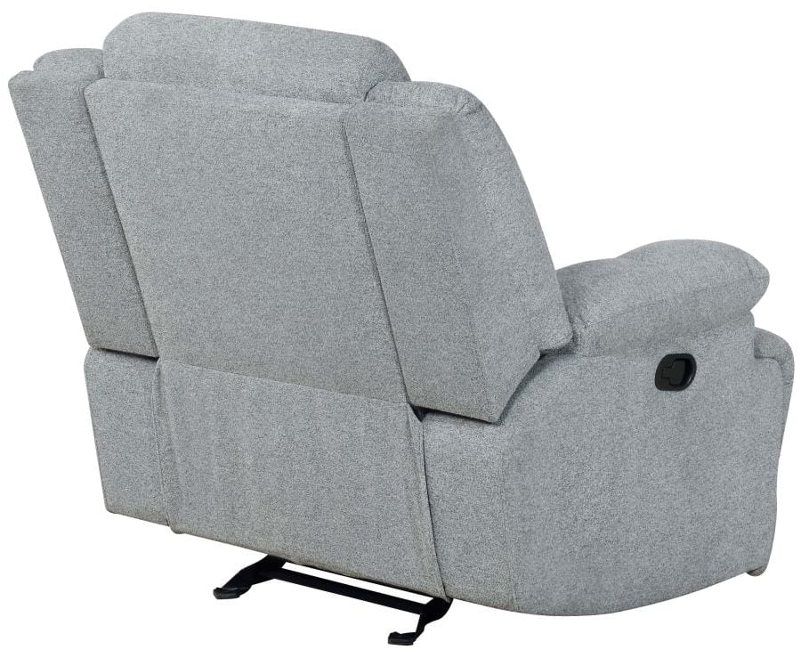 Belize Upholstered Glider Recliner Grey