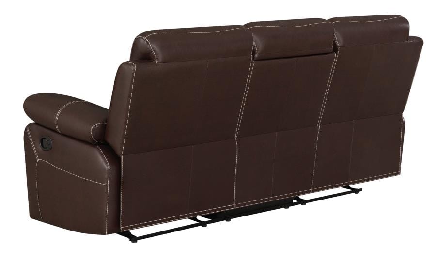 Myleene Upholstered Tufted Living Room Set Chestnut