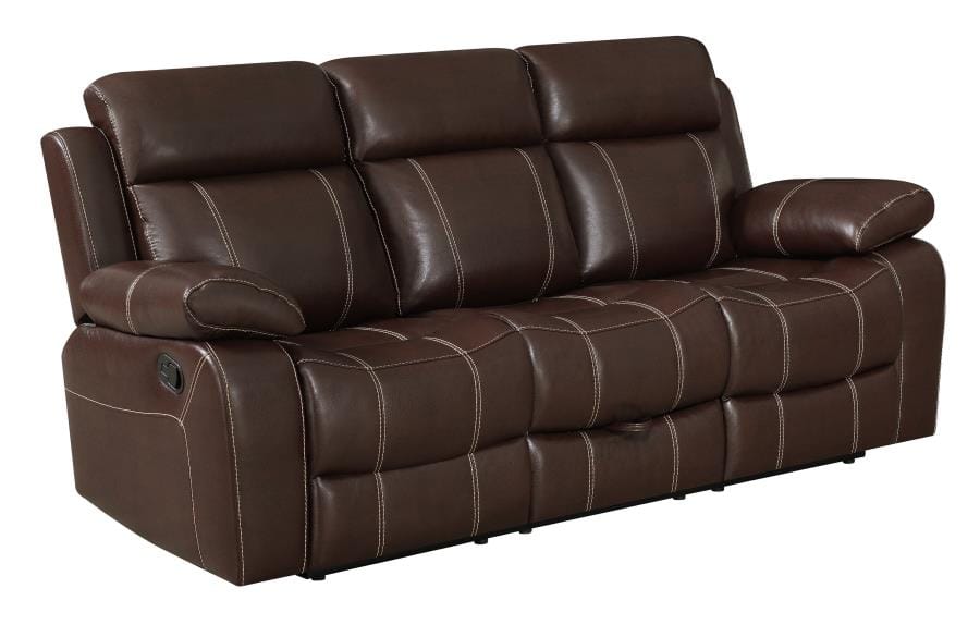Myleene Motion Sofa with Drop-down Table Chestnut