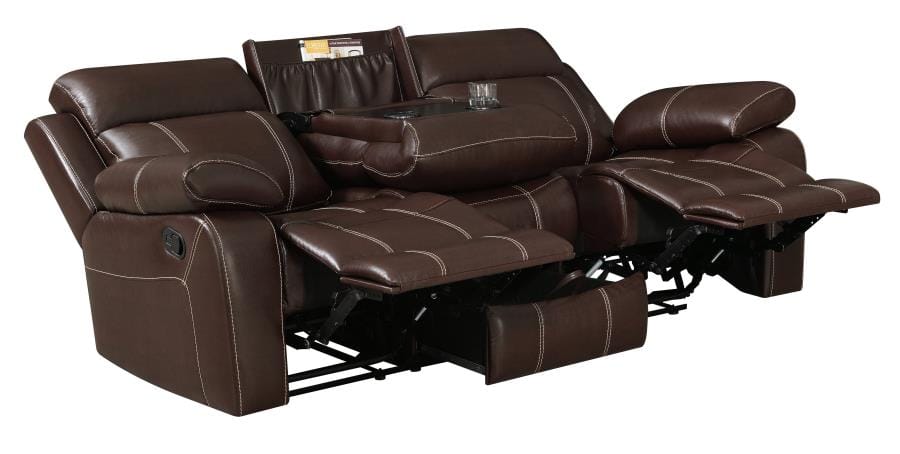 Myleene Motion Sofa with Drop-down Table Chestnut
