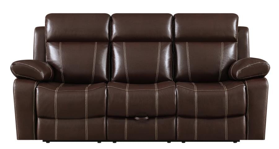 Myleene Motion Sofa with Drop-down Table Chestnut