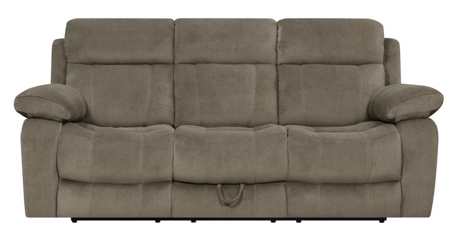 Myleene Upholstered Tufted Living Room Set Mocha