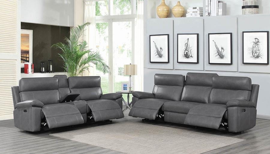 Albany Upholstered Power Reclining Seat and Power Headrest Sofa