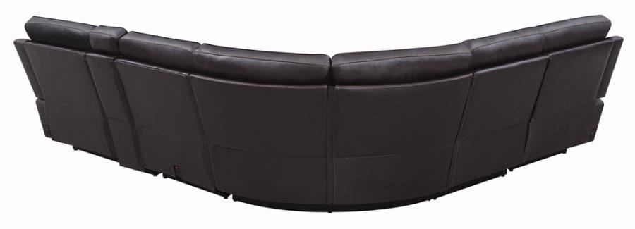 Albany 6-piece Power^2 Sectional Brown