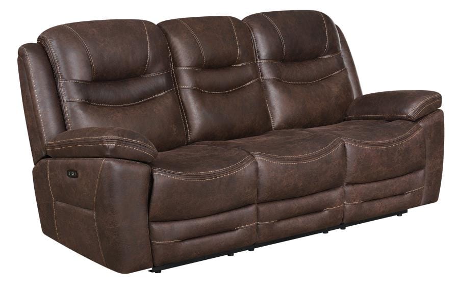 Hemer 2-piece Power^2 Living Room Set Chocolate