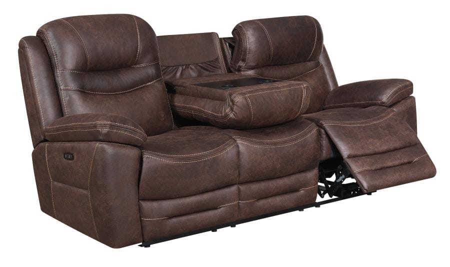Hemer Upholstered Power^2 Sofa Chocolate