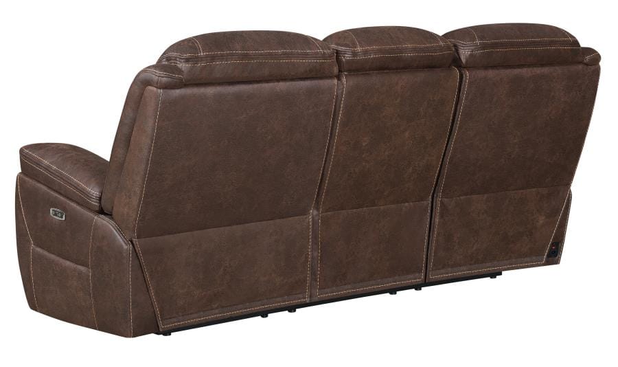 Hemer Upholstered Power^2 Sofa Chocolate